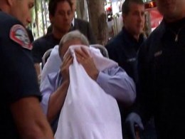 Rizzo Removed on Gurney From Courthouse