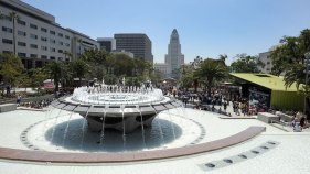 Full Extent of Downtown LA's Grand Park Opening