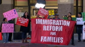 Activists Rally as Work Continues on Immigration Bill