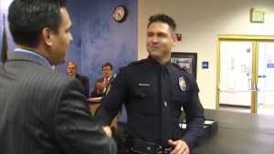 Officer Who Carried Dorner Victims Gets Mayor's Award
