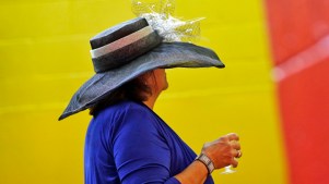 Scenes from Preakness Stakes