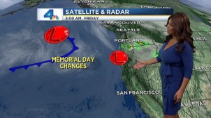 A look ahead to the holiday weekend. Elita Loresca has the forecast for Friday May 24, 2013.