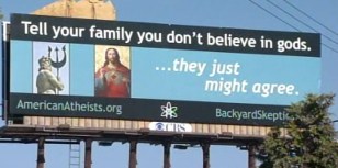 Atheist Billboard in Santa Ana