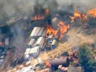 Oak Glen Blaze Grows to 900 Acres