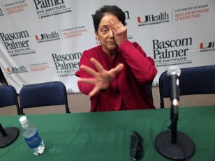 Miami Tooth Fairy Grants Blind Woman Sight