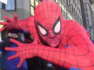 Officers Investigate Spidey-Senseless Act