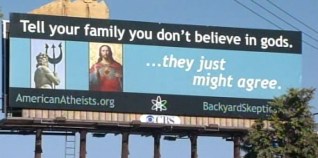 Atheist Billboard in Santa Ana