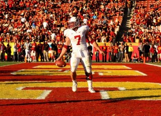 Stanford Stands Alone ... In the End Zone