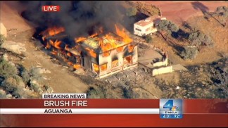 Massive IE Brush Fire Triggers Mandatory Evacuations