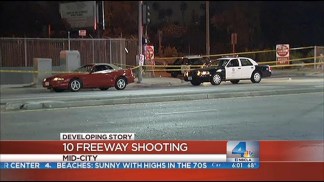 Police Probe Car-To-Car Freeway Shooting
