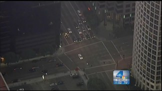 Pursuit Ends in Dramatic Downtown LA Shootout