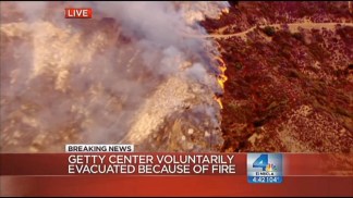 Sepulveda Fire is "Sad Attraction" For SoCal Visitors