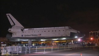 Raw Video: Endeavour's First Leg
