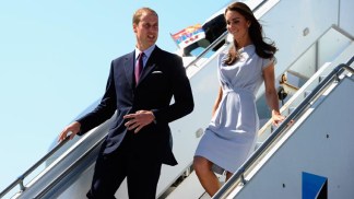 Royal Couple Lands at LAX