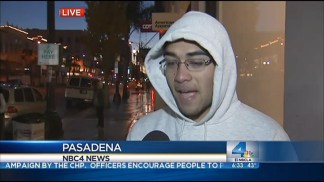 Bundling Up for a View of the Rose Parade