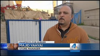 Caught on Video Tossing Items, Dorner "Looked Really Calm"