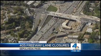 Closures on 405 Freeway Could Cause Delays