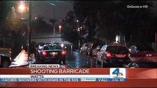 2 Dead, 1 Gravely Wounded in Watts Barricade