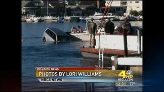 Mercedes Knocks Minivan Off Balboa Ferry