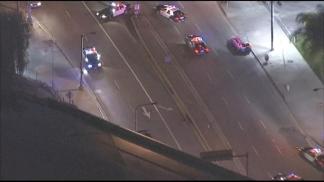 Police Pursuit Ends in Freeway Shootout