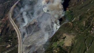 Fire Grows to Near Cajon Pass