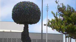 Iconic Santa Monica Sculpture Threatened by Erosion