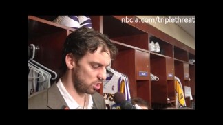 Lakers' Concussed Pau Gasol Describes Concussion