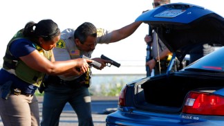 Tense Big Bear Scene