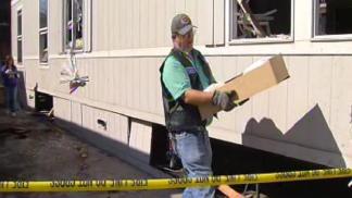 Residents Survey Damage After Carson Fire