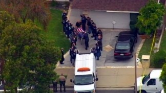 ICE Agents Salute Slain Colleague
