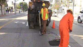 LA City Workers on Pothole Patrol