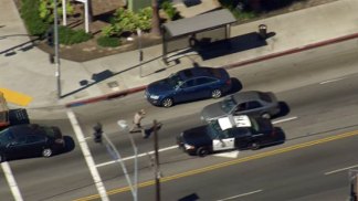 Female Driver Leads Authorities on Pursuit