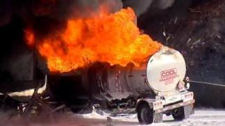 Tanker Fire Cleanup Could Last Days
