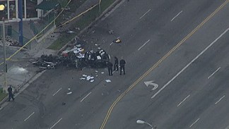 Man Steals, Crashes Cop Car into Starbucks