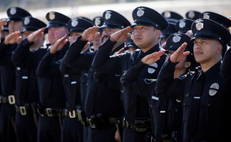 Funeral for Fallen Officer Draws Thousands