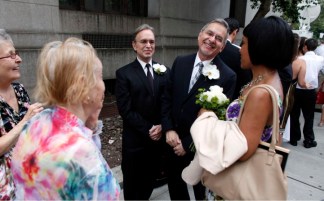 Gay Couples Wed on Historic Day