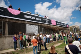 Screen Grabs: Broken Bells Pop Up in a Parking Garage