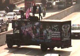 Raw Video: Traffic Jam Creates Traffic Jam