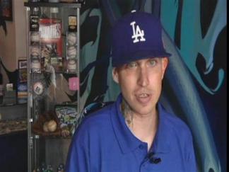 Tattoo Parlor Caters to Dodgers Fans