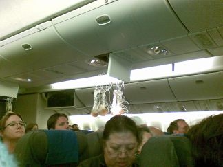 Passenger Takes Pics From Inside Flight 967