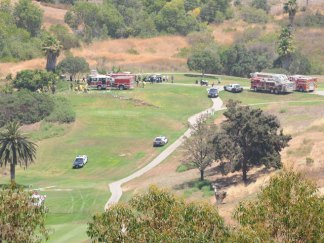 Images: Small Plane Crashes Near Golf Course