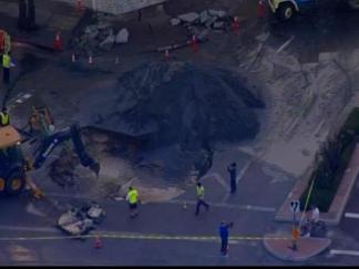 Newport Beach Sinkhole
