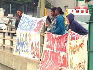 Los Angeles Activists Get the Word Out