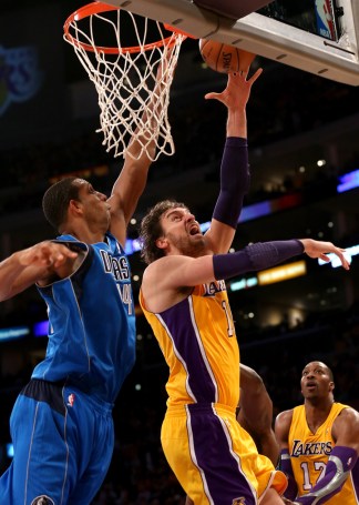 Pau Gasol on the Court