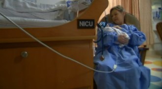 Volunteer Cuddlers "Bring Calmness" to Hectic NICU