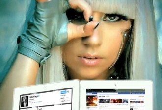 Lady Gaga's Twitter and Facebook Hacked for iPad Giveaways