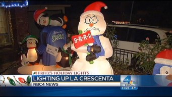 Fritz's Holiday Lights: La Crescenta Home "Like a Theme Park"
