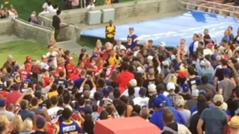 Stadium Brawl at Rams Game