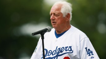 Tommy Lasorda Smitten With Magic's Dodgers