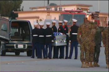 Body of Fallen Marine Returns Home to Anaheim